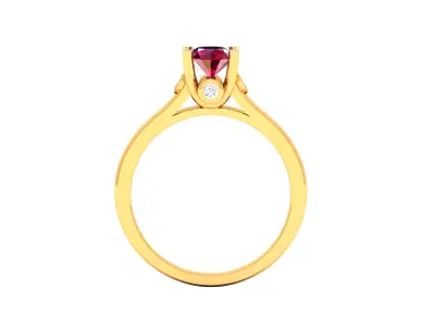 Women Ring  Render 3dm STL OBJ FBX Details 3D print model 48