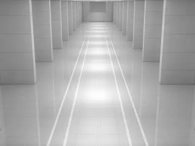 Sci Fi Corridor 3D model