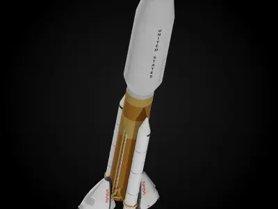 Martin Marietta Unmanned Launch Vehicle 3D model