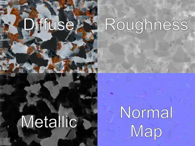 Enchanted Winter Village model pack Low-poly 3D model