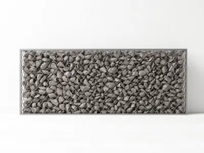 Gabion rock stone 3D model