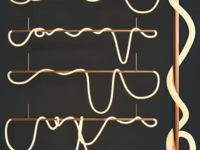 luke lamp tracer bar S  3D model