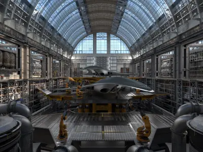  Conceptual Maintenance Center for Low-orbit Vehicles 