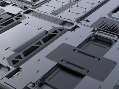 Sci-Fi Panels vol 3 3D model