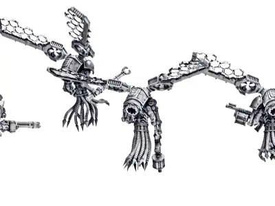 Dark Techno Vespaxii 3D print model