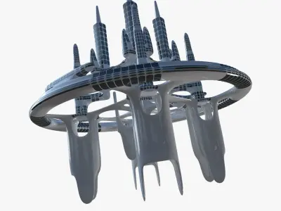 Future city IV 3D model