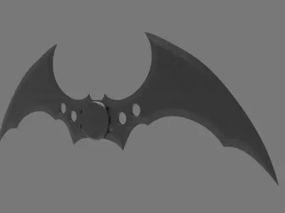 Batarang Arkham Asylum 3D print model
