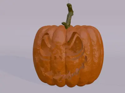 3D spooky pumpkin 3D model