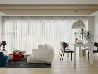 apartment interior scenes     3D model 30