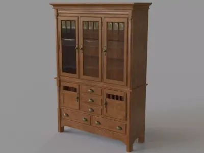 Antique Buffet 3D model