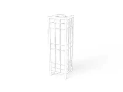 andon japanese floor lamp 3D print model