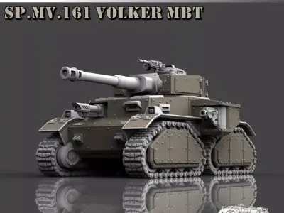 SPMV 161 VOLKER MBT V2 3D print model