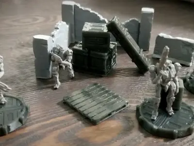 Props  and Environment  3D Printable 3D print model