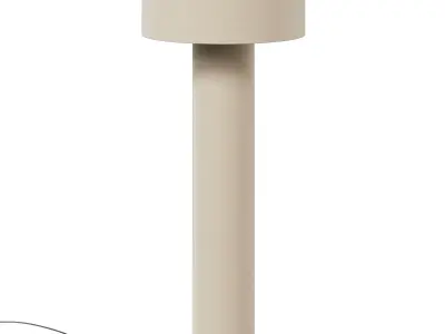 Hensley floor lamp from Four Hands 3D model