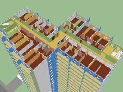 House I700A Moskow 3D model