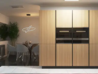 Beach front Building 3D model