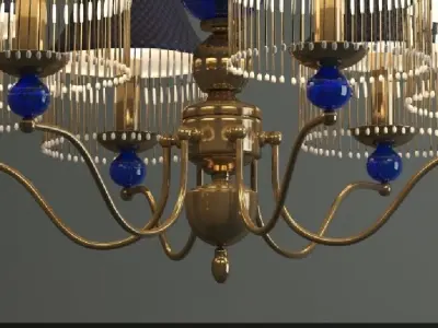 Chiaro Chandelier 3D model