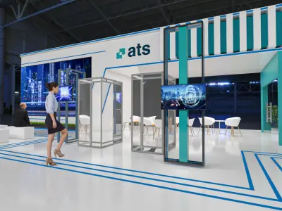 booth 14x19 3D model