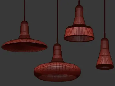 Brokis Shadow Lights Collection Set 3D model