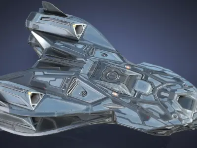  Sci-fi Spaceship PBR 