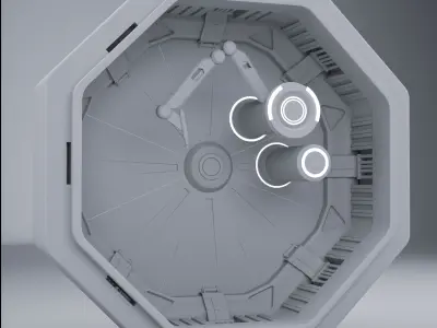 SCI FI MACHINE 3D model