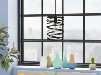 Axten Light Geometric Pendant 3D model