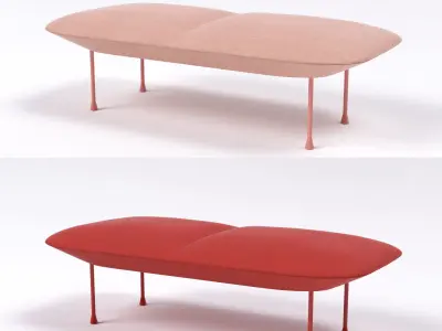 Muuto Oslo Bench 3D model