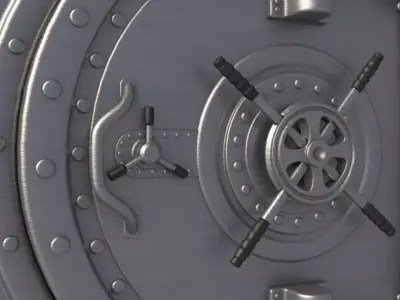 Realistic Vault 3D model