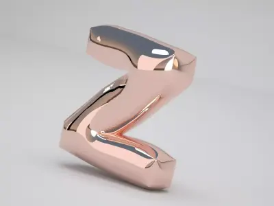 Z Balloon Copper 3D model