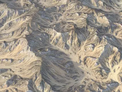 Lanscape 87 Low-poly 3D model