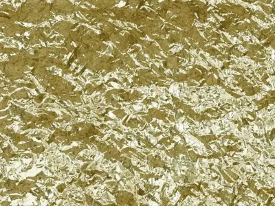 Golden Hammered Foil PBR Seamless Texture