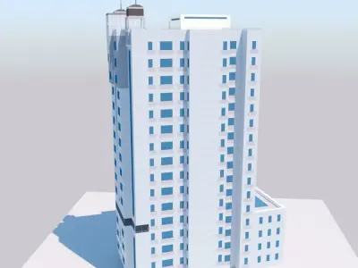 Victoria Institute of English Low-poly 3D model