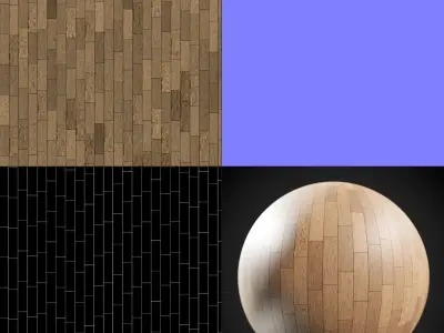 Oak Wood PBR Texture 04 - Texture Coordinate Texture