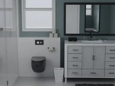 Modern Bathroom 3D model