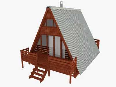 Bungalow House 3d model 3D model