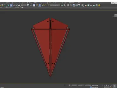 Troy Epic Wall Sconce Low-poly 3D model