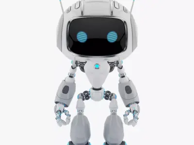 CUTE ALIEN ROBOT IV 3D model