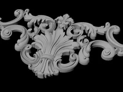 dekor ornament 3D model 145