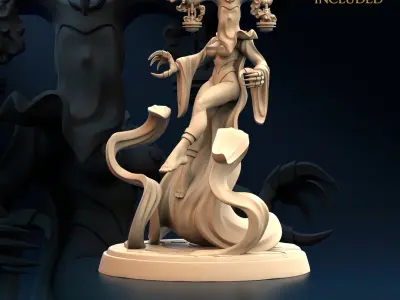 Veil Seer Nude Set x4 3D print model