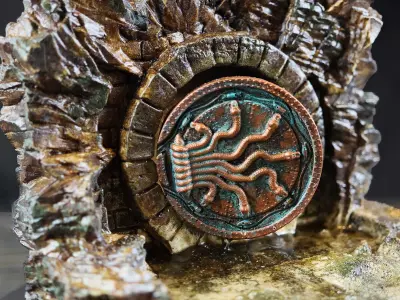 Chamber of Secrets Snake Gate - Harry Potter Inspired 3D print model