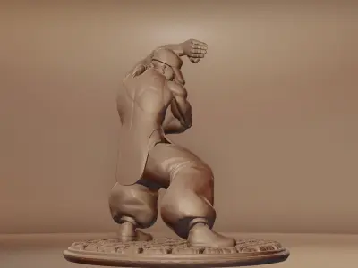 YUN - STREET FIGHTER Free 3D print model