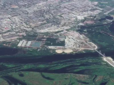 Samara city 3D model