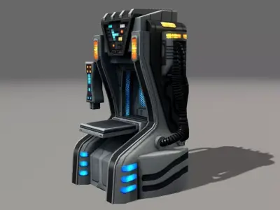 Replicator model futuristic game machine 3D model