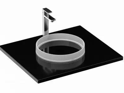 TOTO Luminist Lighted Round Vessel Lavatory 3D model
