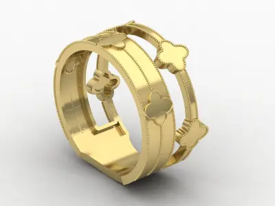 women ring 20-2 3D print model