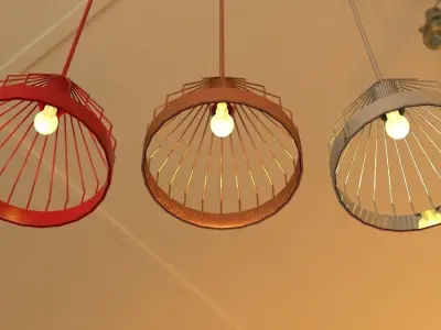 Pendent lamp 3D model