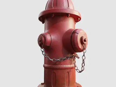 Hydrant fire 3D model purchase