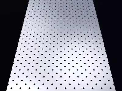 Perforated panel with 6 percent opening 25O78 3D model