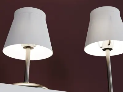 Floor lamp Free low-poly 3D model get