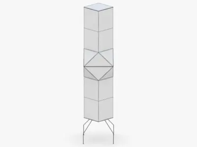 1461 - Floor Lamp Low-poly 3D model
